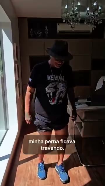 Klinger Delgado, paciente que voltou à rotina ativa após tratamento no joelho